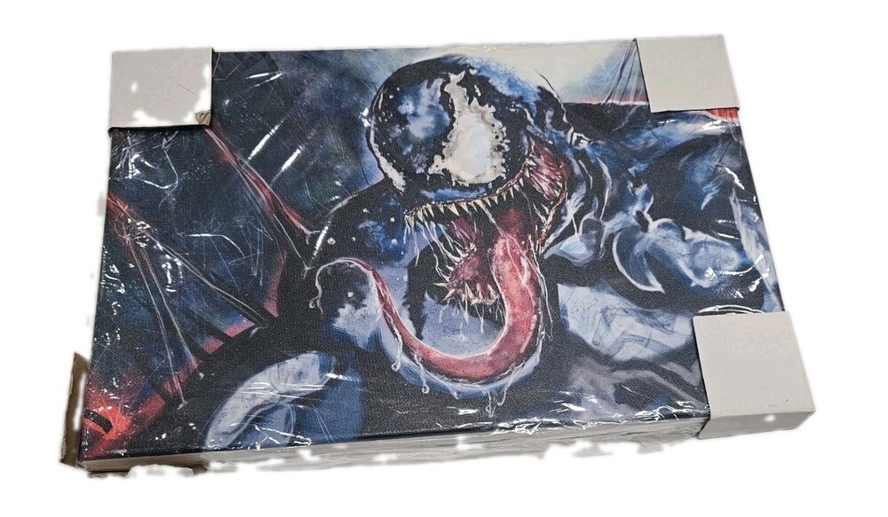 Venom Marvel Canvas Wall Art Spider-Man Villain Horror Comic Superhero Decor